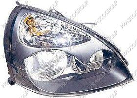 REF: RN3224903 - OPTICA DERECHA H7+H1 ELECTRICA-SIN MOTOR-NEGRA (MONTAJE HELL