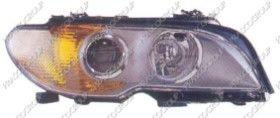 REF: BM0224933 - OPTICA DERECHA H7+H7 ELECTRICA-SIN MOTOR-CROMADA-PILOTO AMBA