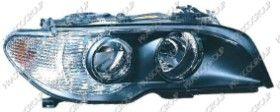 REF: BM0224903 - OPTICA DERECHA H7+H7 ELECTRICA-SIN MOTOR-NEGRA-PILOTO BLANCO