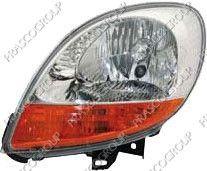 REF: RN9174813 - OPTICA DERECHA H4 ELECTRICA-CROMADA-PILOTO AMBAR-SIN MOTOR