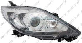 REF: MZ4284914 - OPTICA IZQUIERDA H7+HB3 ELECTRICA-SIN MOTOR-NEGRA