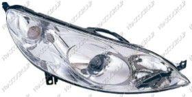 REF: PG0614903 - OPTICA DERECHA H1+H7 ELECTRICA-CON MOTOR