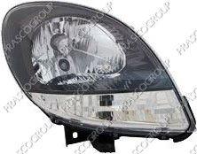 REF: RN9174833 - OPTICA DERECHA H4 ELECTRICA-NEGRA-SIN MOTOR-PILOTO BLANCO