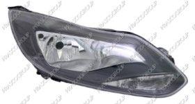 REF: FD4284913 - OPTICA DERECHA H7+H1 ELECTRICA-CON MOTOR-NEGRA