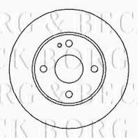Borg & Beck BBD4051 - Disco de freno