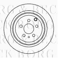 Borg & Beck BBD4070 - Disco de freno