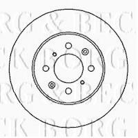Borg & Beck BBD4081 - Disco de freno
