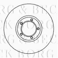 Borg & Beck BBD4089 - Disco de freno