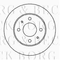 Borg & Beck BBD4111 - Disco de freno
