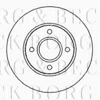 Borg & Beck BBD4120 - Disco de freno