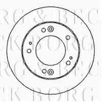 Borg & Beck BBD4222 - Disco de freno