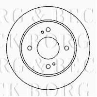Borg & Beck BBD4235 - Disco de freno