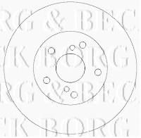 Borg & Beck BBD4328 - Disco de freno