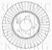 Borg & Beck BBD4333 - Disco de freno