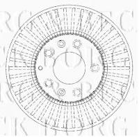 Borg & Beck BBD4334 - Disco de freno