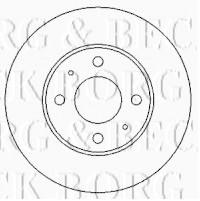Borg & Beck BBD4336 - Disco de freno