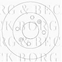 Borg & Beck BBD4342 - Disco de freno