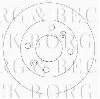Borg & Beck BBD4342 - Disco de freno