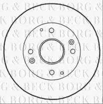Borg & Beck BBD4350 - Disco de freno