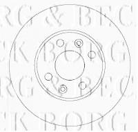 Borg & Beck BBD4434 - Disco de freno