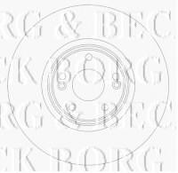 Borg & Beck BBD4438 - Disco de freno