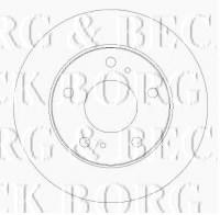 Borg & Beck BBD4445 - Disco de freno