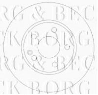 Borg & Beck BBD4484 - Disco de freno