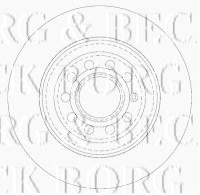Borg & Beck BBD4507 - Disco de freno
