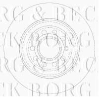 Borg & Beck BBD4507 - Disco de freno