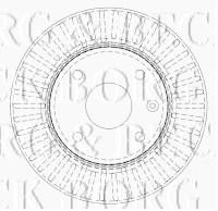 Borg & Beck BBD4511 - Disco de freno