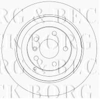 Borg & Beck BBD4541 - Disco de freno