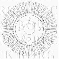 Borg & Beck BBD4559 - Disco de freno