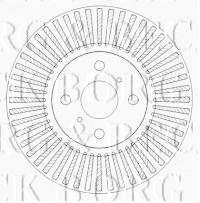 Borg & Beck BBD4559 - Disco de freno