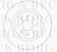 Borg & Beck BBD4577 - Disco de freno