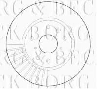 Borg & Beck BBD4614 - Disco de freno