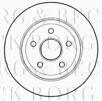 Borg & Beck BBD4661 - Disco de freno