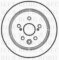 Borg & Beck BBD4714 - Disco de freno