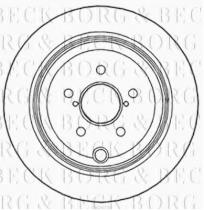 Borg & Beck BBD4756 - Disco de freno