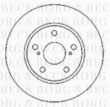 Borg & Beck BBD4807 - Disco de freno