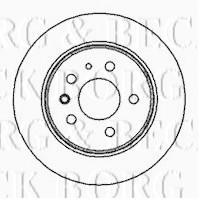 Borg & Beck BBD4825 - Disco de freno
