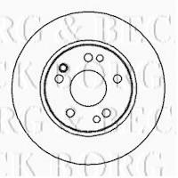 Borg & Beck BBD4830 - Disco de freno