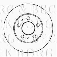 Borg & Beck BBD4866 - Disco de freno