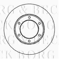 Borg & Beck BBD4916 - Disco de freno