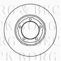 Borg & Beck BBD4936 - Disco de freno