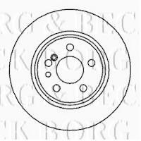 Borg & Beck BBD5004 - Disco de freno