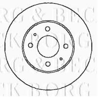 Borg & Beck BBD5007 - Disco de freno
