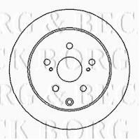Borg & Beck BBD5030 - Disco de freno