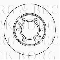 Borg & Beck BBD5035 - Disco de freno