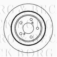 Borg & Beck BBD5047 - Disco de freno
