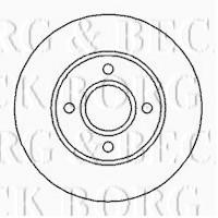 Borg & Beck BBD5050 - Disco de freno